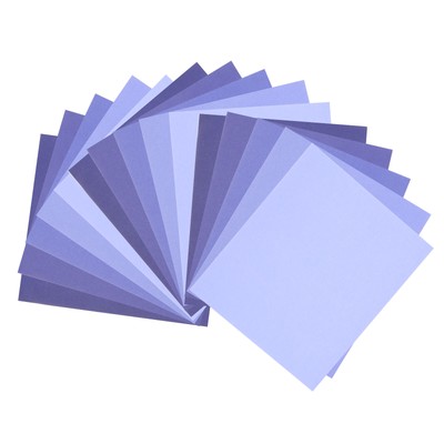 50 Sheets 7.9x7.9 Inch Origami Paper, 7 Colors Blue Square Origami ...