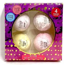 Bath Bombs X-Large 4 Pack Lavender, Cherry, Ocean  Shea Almond NEW
