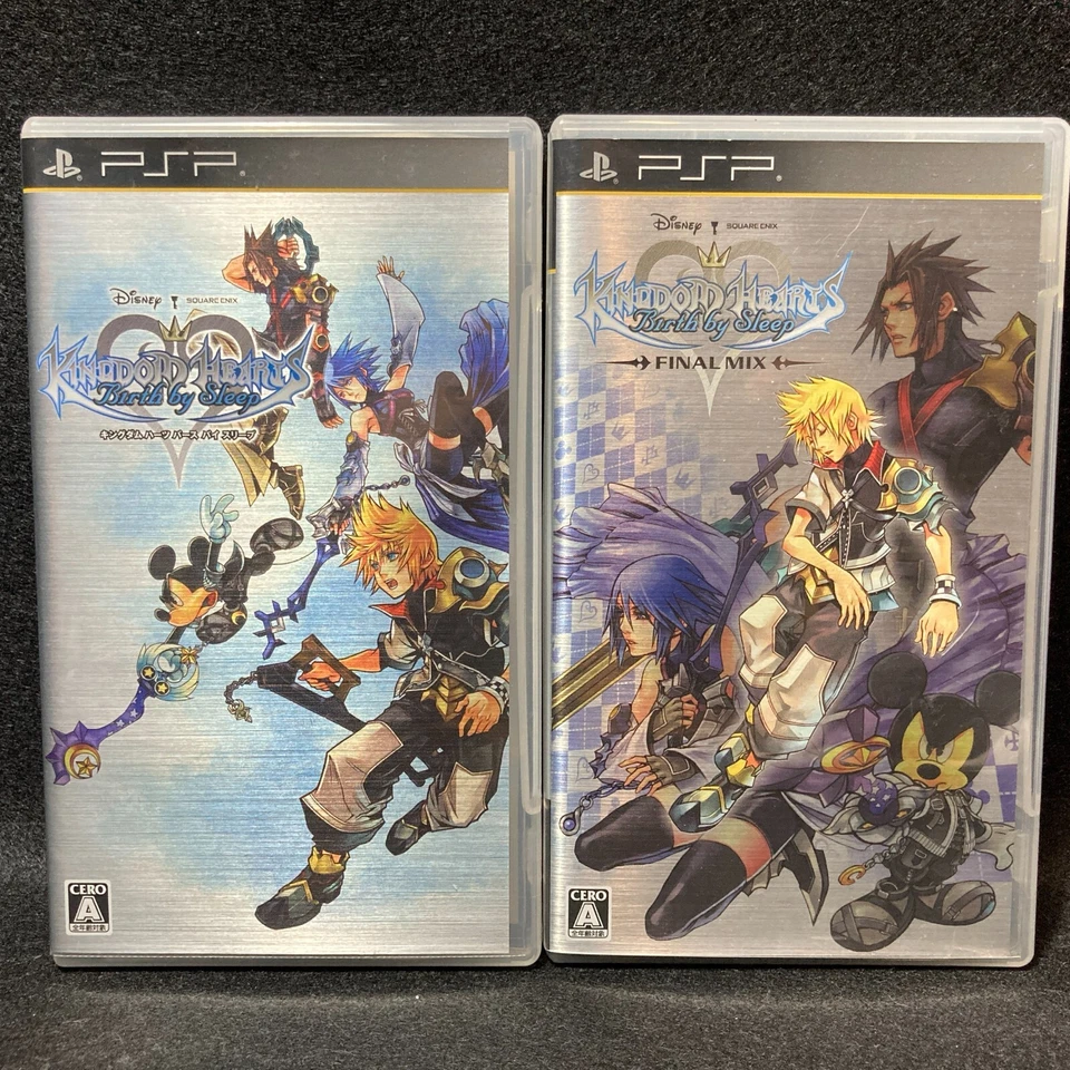 PSP Kingdom Hearts Birth by Sleep & Final Mix complete Disney Square from  Japan - Image 2 of 4