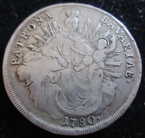 MDS ALTDEUTSCHLAND BAYERN MADONNENTALER 1780 "KARL THEODOR", SILBER #O - Bild 2 von 2
