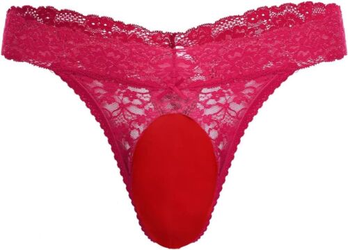 Sissy Thong Underwear - Low Waist Sheer Mesh Bikini Briefs for Ultimate Comfort - Picture 2 of 4