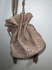 Crossbody Bag With Eyelet Details