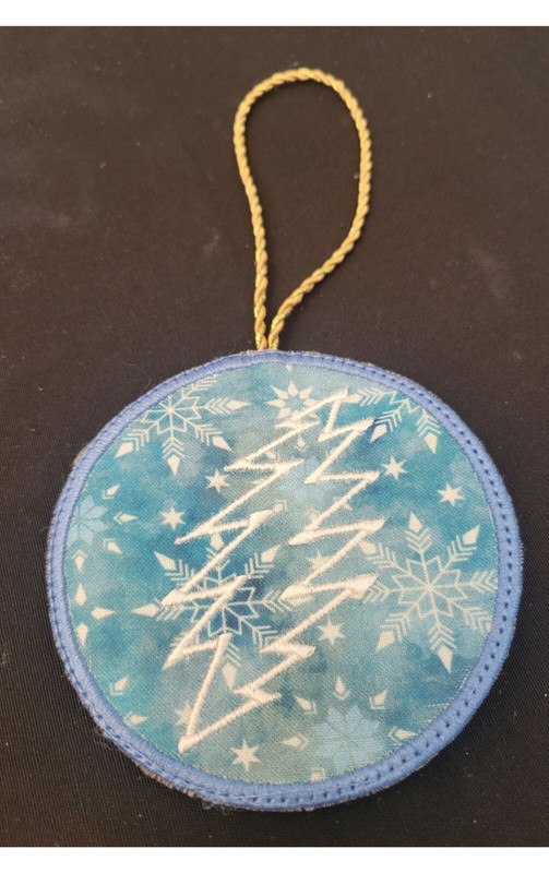 Grateful Dead ornament Snowflake embroidered ornament