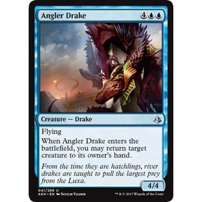 MTG Angler Drake NM - Amonkhet