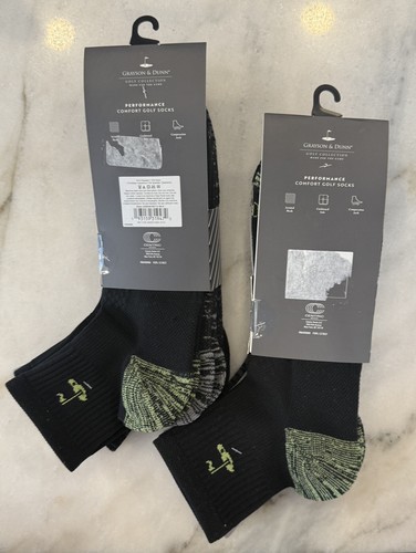 2 3er-Pack neue Greyson & Dunn Golf Performance Komfort Socken M6-12 W7-13 6 schwarz - Bild 4 von 14