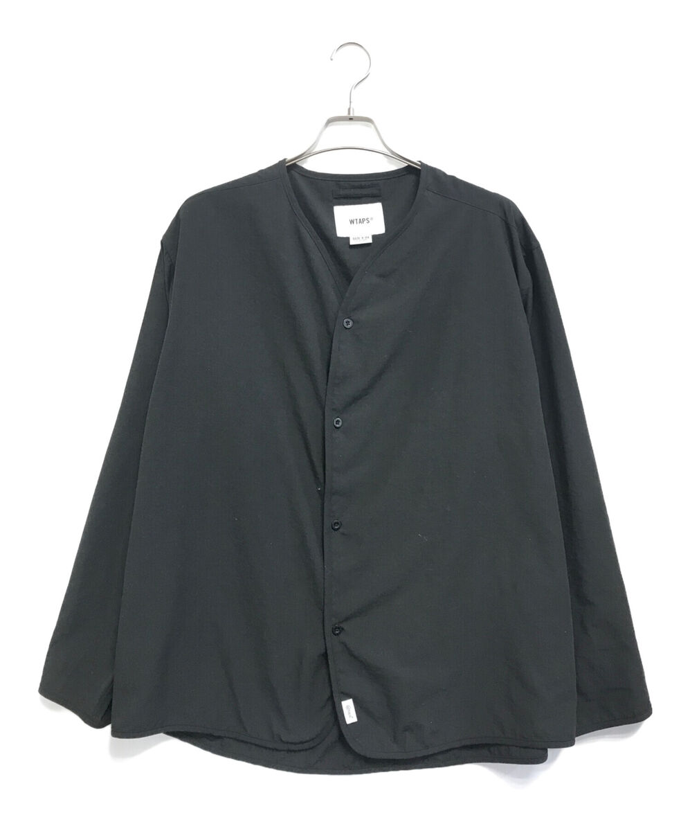WTAPS SCOUT 02 / LS / POLY. BROADCLOTH. SPEC Size: X04 Black WTAPS SCOUT 02 / LS / POLY. BROADCLOTH. SPEC Size: X04 Black
