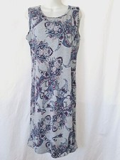 LuLaRoe Nicki tank Size L Gray Floral paisley...