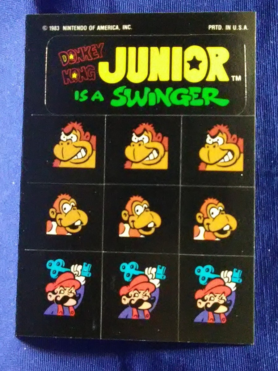 1983 Topps Video City Sega/Nintendo trading Card Stickers You Pick