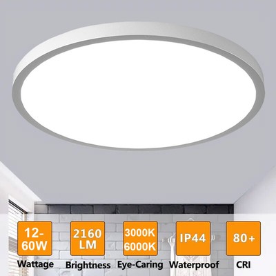 LED Deckenlampe Deckenleuchte 12W-60W Küchenlampe Flurleuchte Badezimmer-Lampe