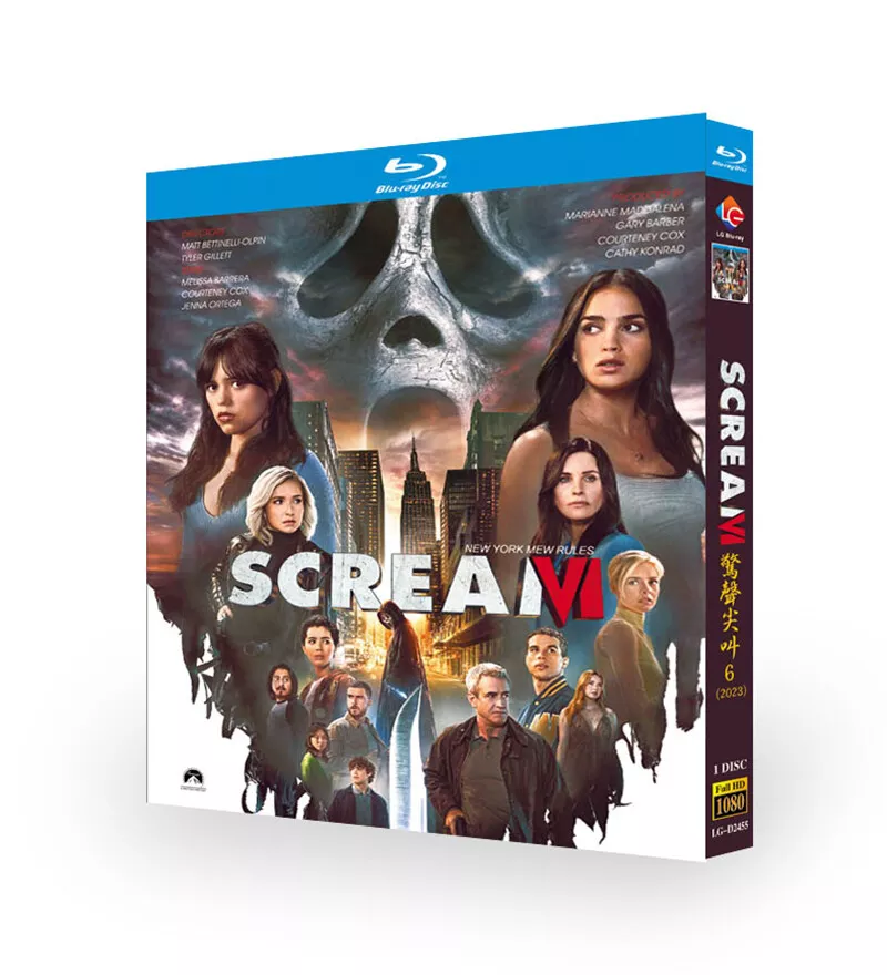 SCREAM 6-Movie Collection 6 Discs DVD Box Set Sealed Free Shipping