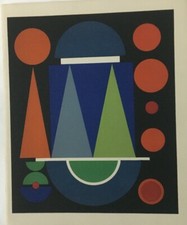  "ROUGE II" HERBIN AUGUSTE LITHOGRAPHIE AU POCHOIR 1948