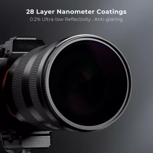 K&F Concept 67mm NANO-X ND100000 Solar Filter 16.6-Stop for DSLR Camera - Picture 8 of 14