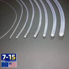 Transparent Super Bright Solid Core Side Glow Optic Fiber 1.5~12mm Thick Cable