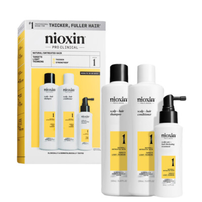 NIOXIN System 1 Small Set Zur Sanften Anti-Caduta Haarpflege Mit Naturalen