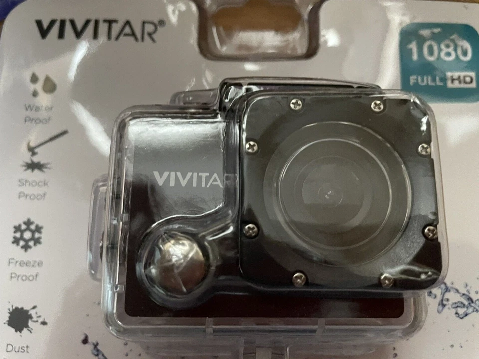 Vivitar 1080 Full HD Action Cam Vlogging &Webcam Black DVR786HD 12Megapixels - Image 2 of 4