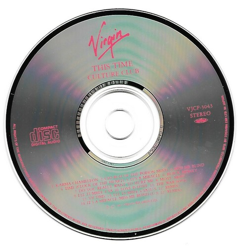 Culture Club - This Time (First Four Years) Japan CD Pressing VJCP-3043 1995 - Picture 3 of 3