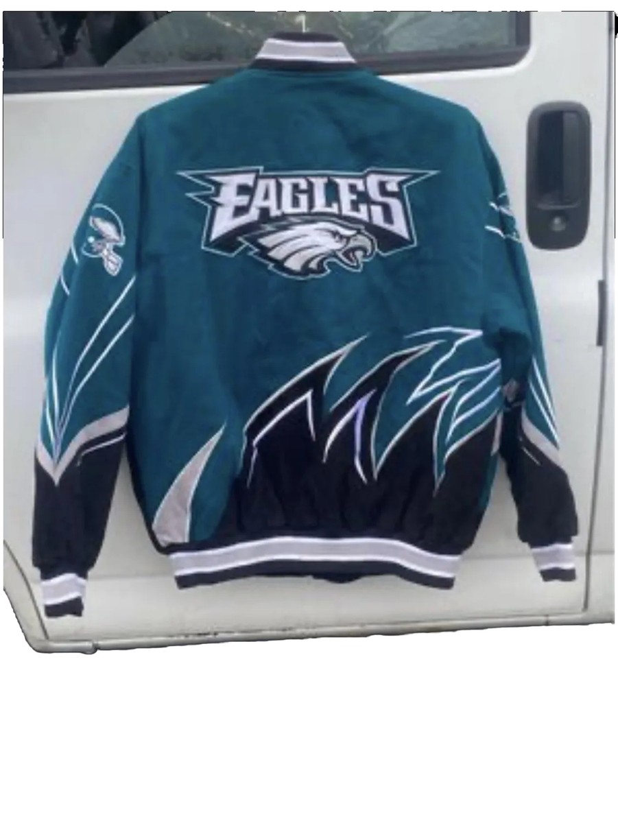 RARE VINTAGE PHILADELPHIA EAGLES MEN'S SLASH JACKET W