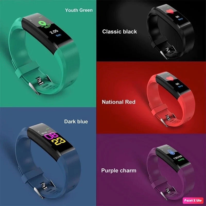 Generic Smartwatches FD68 Y56 Smart Sports Watch Heart Rate Monitor Blood Pressu - Image 3 of 4