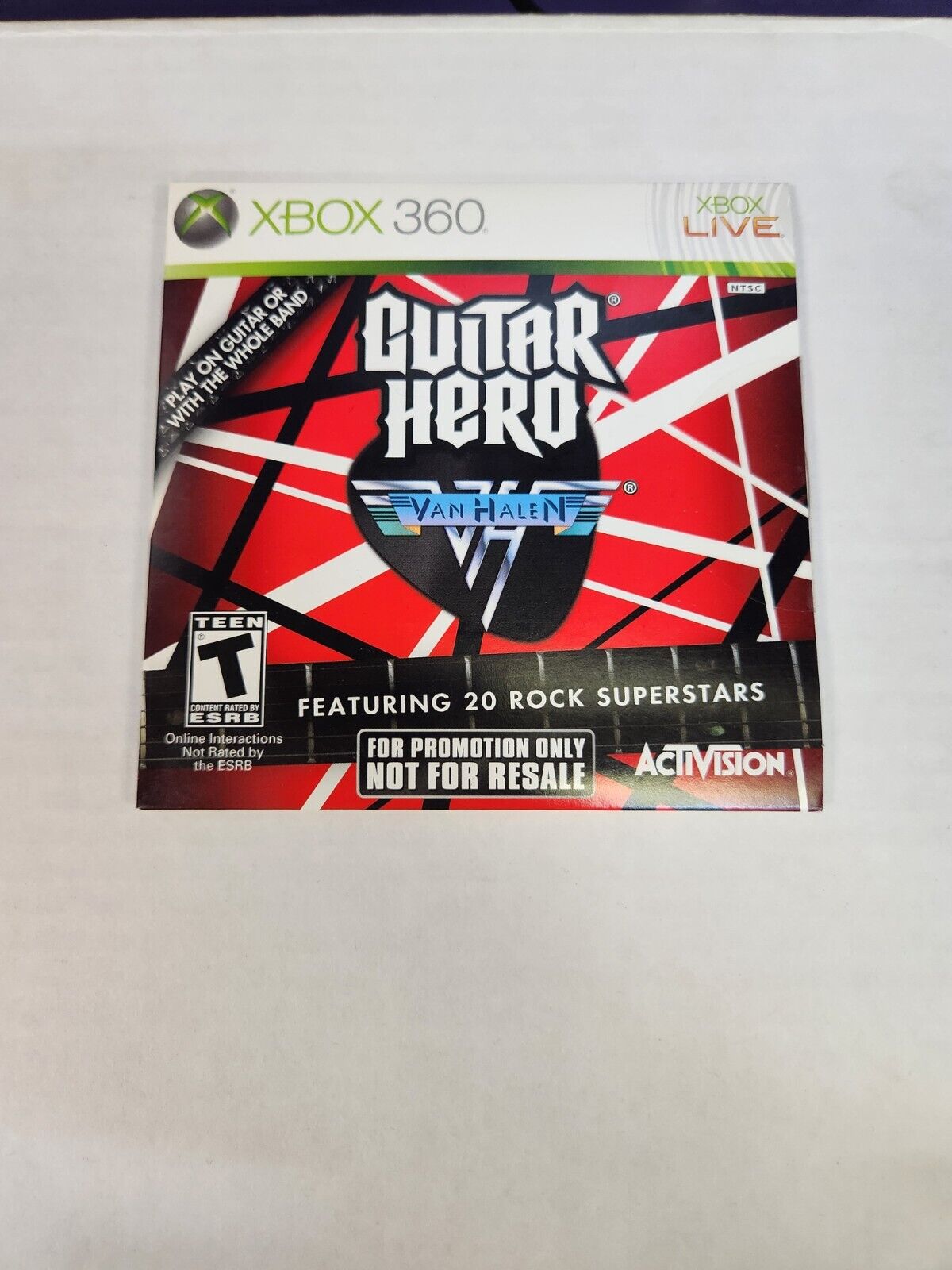 Guitar Hero Van Halen Xbox 360 Game For Sale