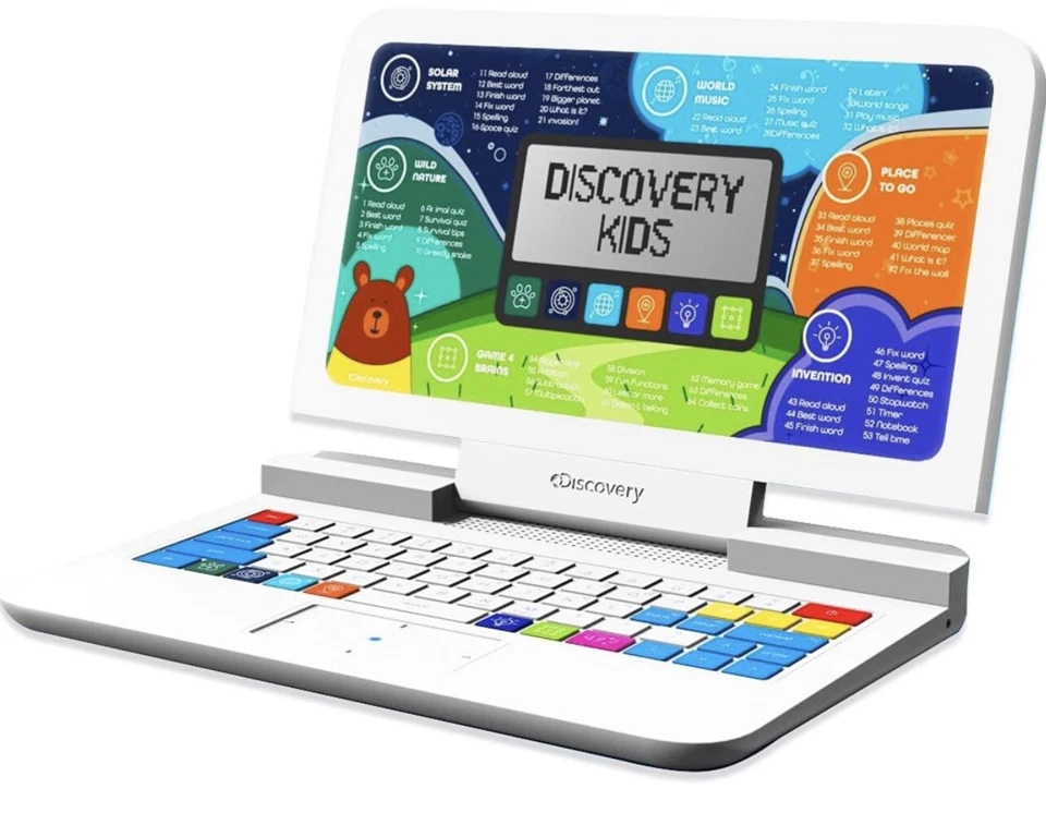 Discovery Kids Teach & Talk Laptop, Children’s Educational Interactive Laptop - Image 3 of 4