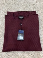 Men s Emporio Armani T-Shirt L Maroon