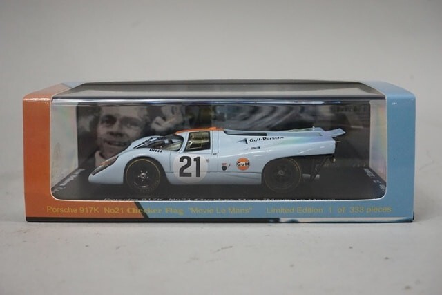 誌上限定品 spark 1/43 ポルシェ 917K MOVIE LE MANS 1:43 SPARK Steve McQueen Collection 03 Porsche 917K 