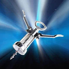Wing Style Wine Bottle Corkscrew - Wine Cork Puller - Bar Champagne Opener tool