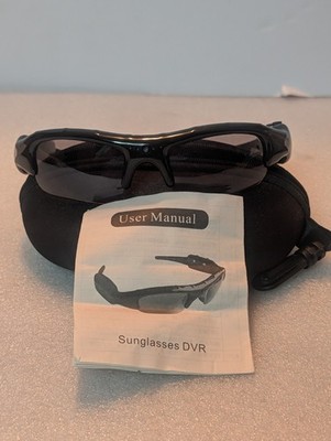 Eaxus Action Video Sunglasses, designed for hands-free POV DVR. New Open Box.