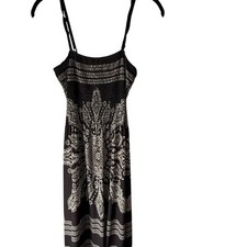 Ocean Blue Medium Tall Gray Bohemian Festival Maxi Dress