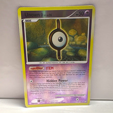 Pokemon TCG Unown [I] 37/123 Mysterious Treasures 2007 Rare reverse holo on eBay