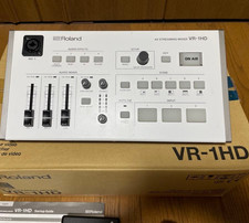 Roland VR-1HD AV Streaming Mixer USB Audio Effects White Tested Works