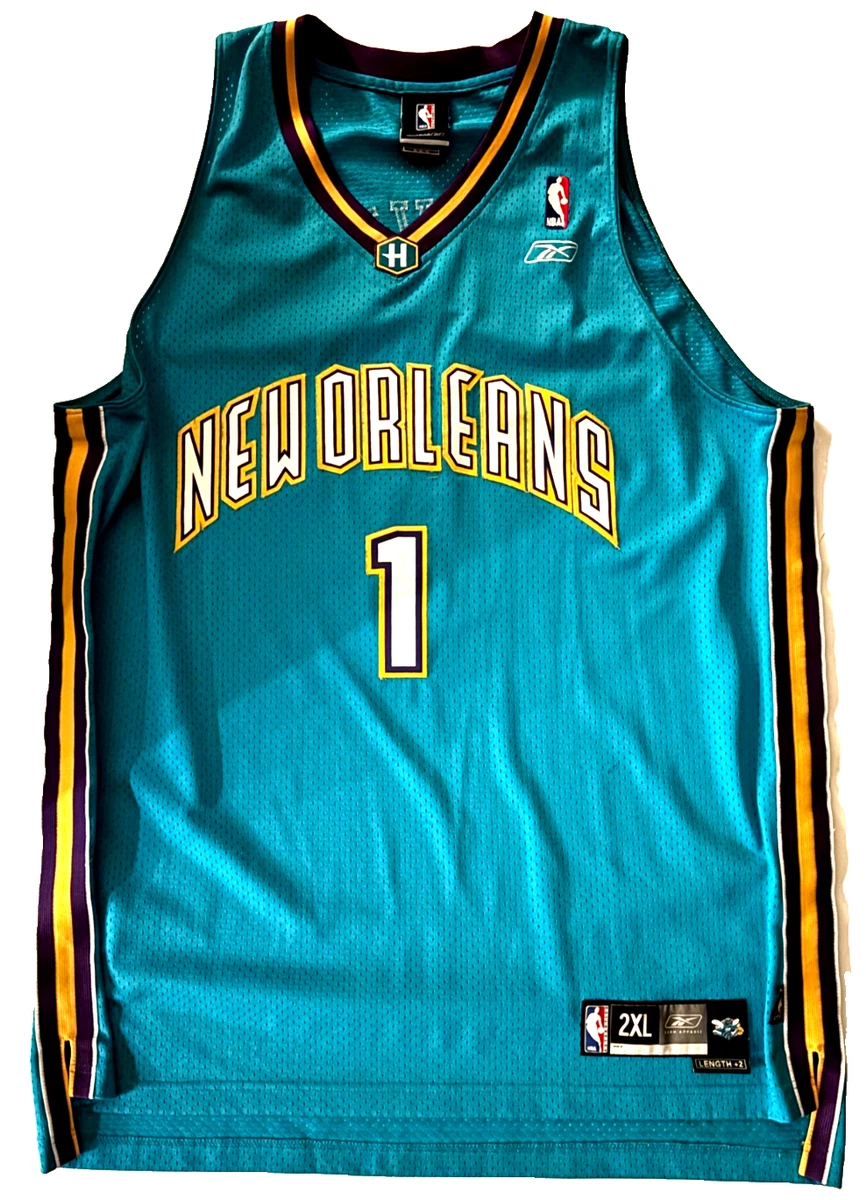 NEW ORLEANS HORNETS バロン・デイビス #1 刺繍ユニフォーム Baron Davis New Orleans Hornets NBA Jerseys for sale | eBay