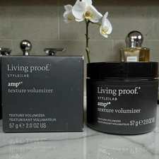 Living Proof Amp2 Texture Volumizer Hair Cream - Adds Volume & Texture NIB READ