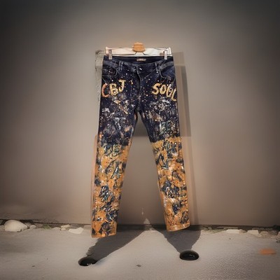 cipo baxx jeans damen Glitzer Neu 30/32 Np 160 