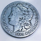 1884-S Morgan Silver Dollar Beautiful Coin Rare Date