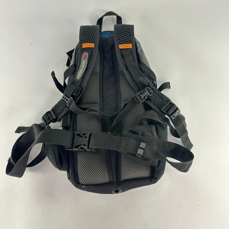 Mochila High Sierra Hydration Pack Cordura Gris Senderismo Ciclismo Mochilas Flujo de Aire Foto 2 de 4