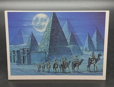 Wizard T. Bagg Pyramid Power Card #28   Cities of the Dead 1970s Vintage PG Tips