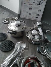 BATTERIA DI PENTOLE 23 PEZZI A. M. C. PROFESSIONAL SUPER OFFERTA AMC BATTERIA