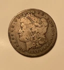 1892-S Morgan Silver Dollar VG Very Good