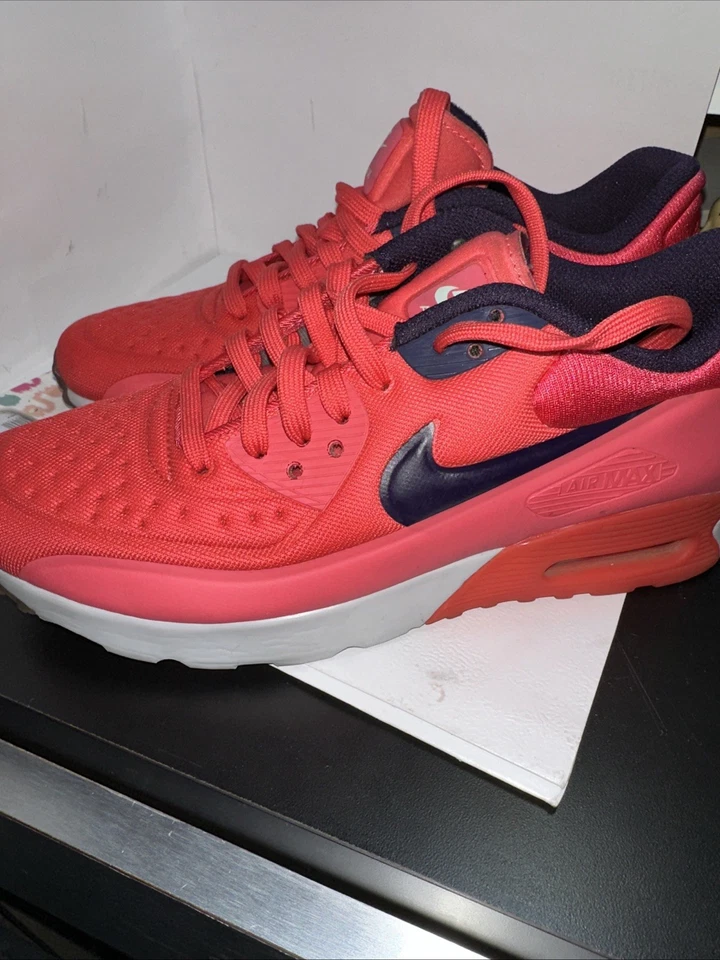 Nike Air Max 90 Ultra SE GS Ember Glow rosa quente tamanho 7 juvenil - Imagem 2 de 4