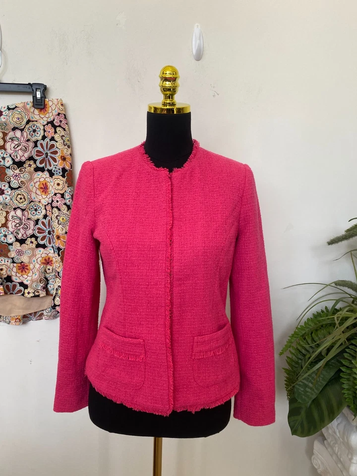 Traje Falda Nanette Lepore Para Mujer Rosa Multi Poliéster/Seda 2 Piezas Talla XS/O ¡USADO EN EXCELENTE ESTADO! Foto 3 de 4