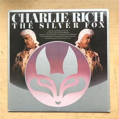 CHARLIE RICH SILVER FOX LP 1974 - NICE COPY  USA