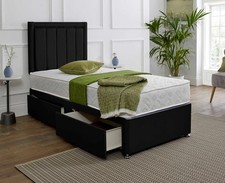 *NEW* Single Divan Bed 2FT6/3FT With Mattress & Headboard + Draws kids