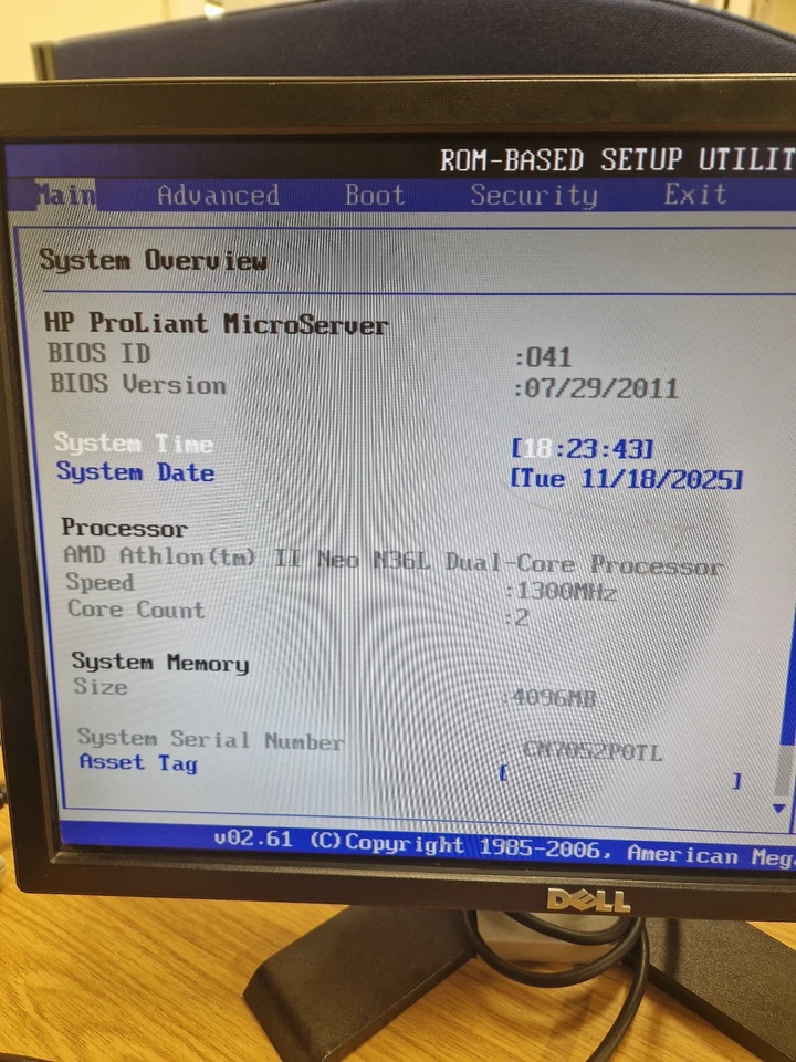 HP Proliant Micro Server N36L AMD 1.50GHZ - 4GB RAM - VGC - PERFECT MEDIA SERVER - Image 2 of 4