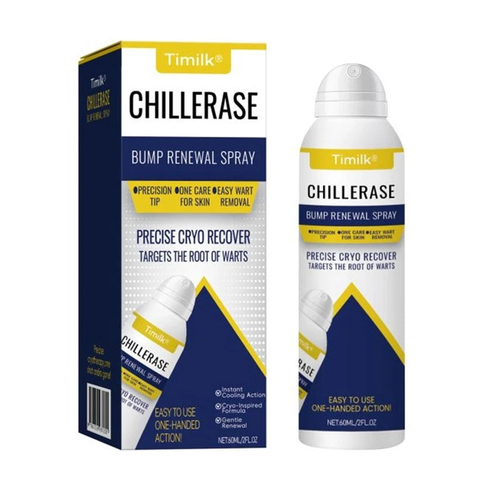 MARKENLOS Timilk Chill Erase Bump Renewal Spray Precise Cryo Recover Targets Root Warts .