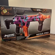 Adventure Force Tactical Strike Nexus Pro Ultimate Dart Blaster HTF Purple/ Blue