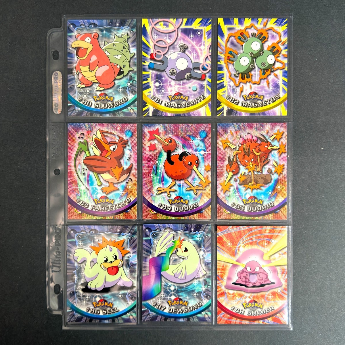 topps Pokemon TV Animation Edition Series 2 Non Holo Foil Blue