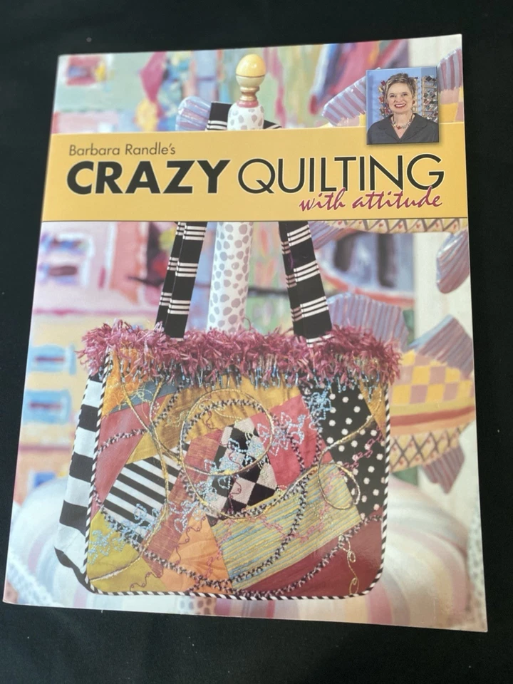 LOTE de 3 libros de acolchado ~ Moda All Stars ~ Top The Table ~ Crazy Quilting con actitud Foto 4 de 4