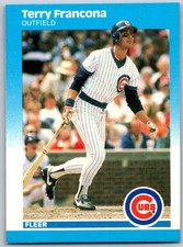 ⚾ 1987 Fleer #564 Terry Francona Chicago Cubs