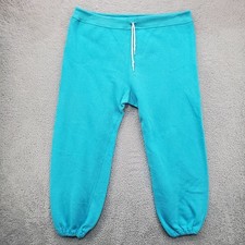 Vintage Sportswear Jogger Sweatpants Adult XLT Blue 70s 80s USA Made
